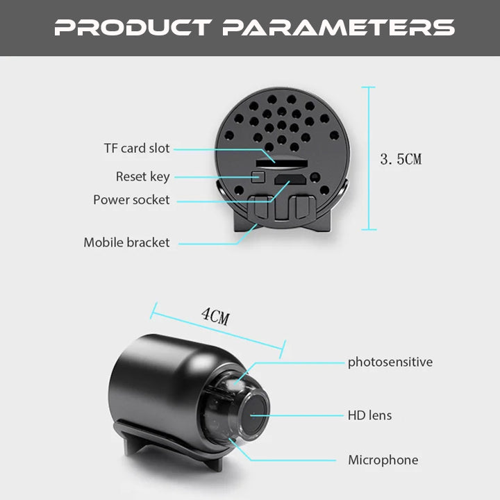🚀Last Day Discount: 70% OFF 🔥1080P HD Night Vision Mini WIFI Camera